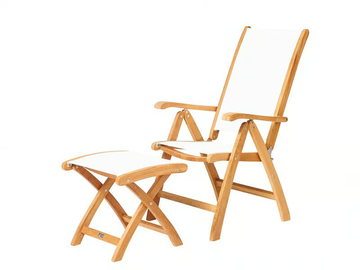 KATE - Recliner teak garden chair by Traditional Teak - view 2
